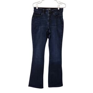 Lee Regular Fit Mid Rise Bootcut Jeans Dark Blue Denim Cotton Zip Fly 29 x 31